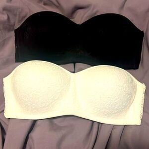 2 size M Victoria Secret Bandeau bra’s